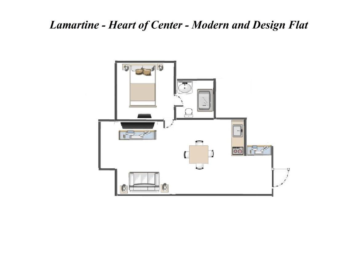 Lamartine- Heart Of Center- Modern And Design Flat Nice Exterior photo